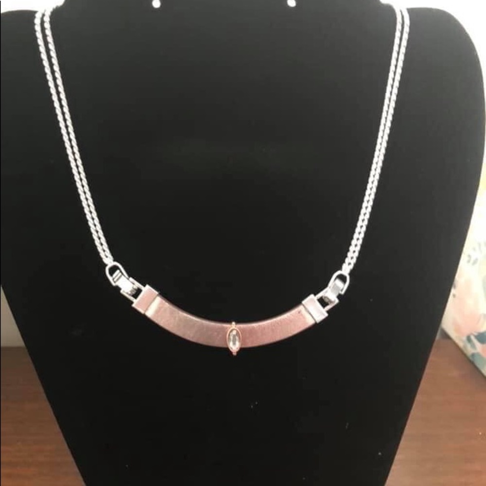 Keep Collective chain and leather necklace